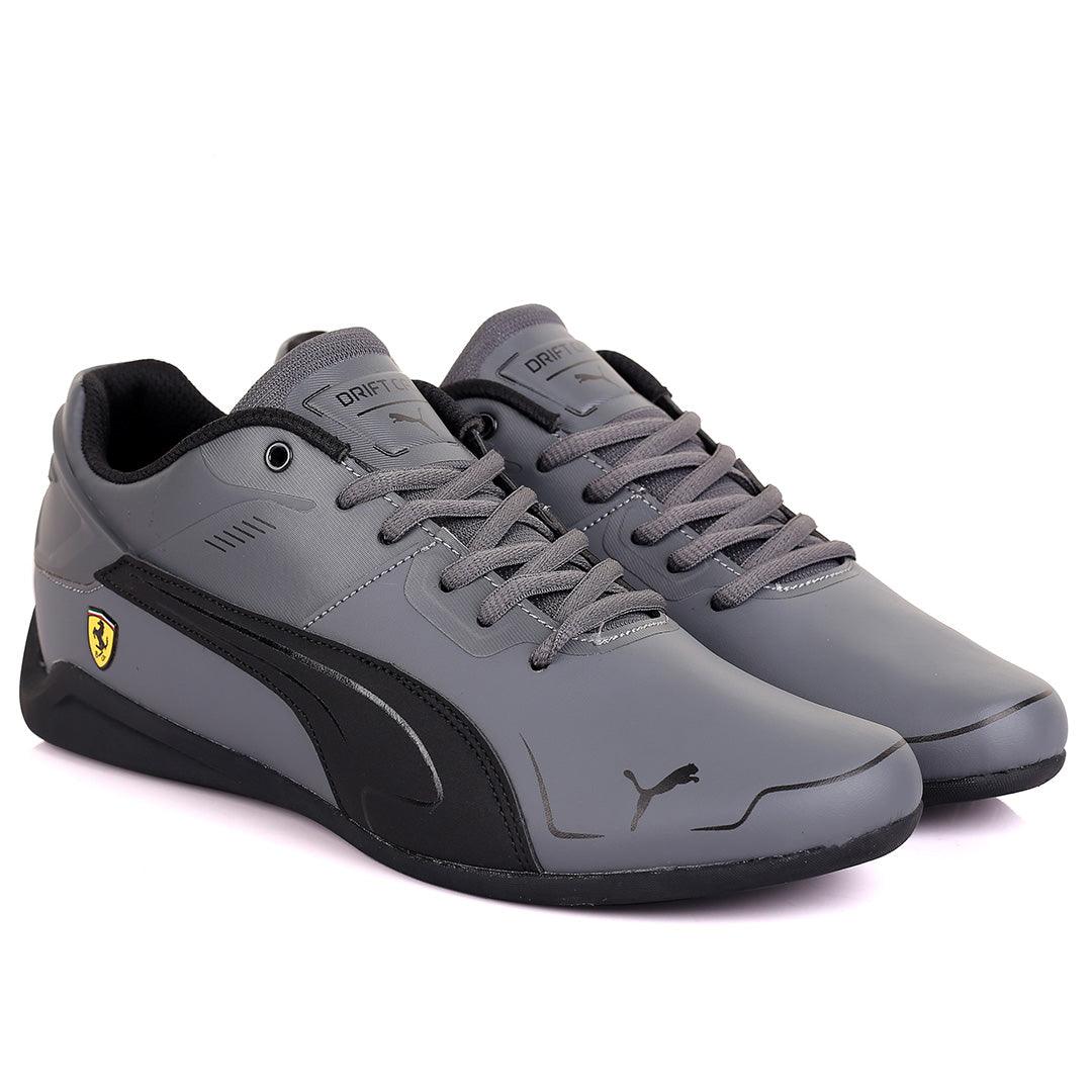 PM Ferrari Drift Cat Delta Sneakers-Grey - Obeezi.com