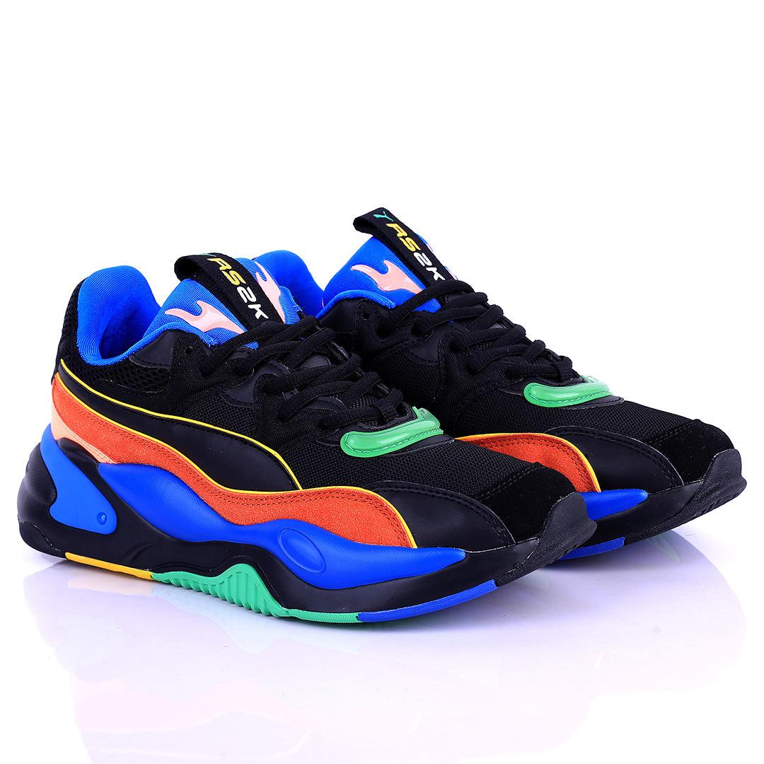 PM Future Rider Lace Up Multi Coloured Sneaker - Obeezi.com