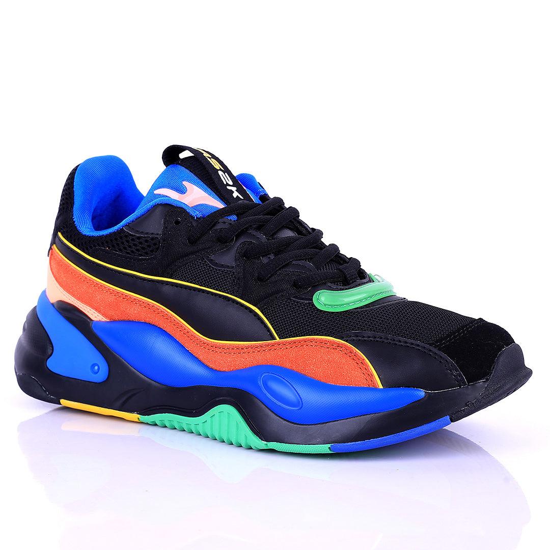 PM Future Rider Lace Up Multi Coloured Sneaker - Obeezi.com