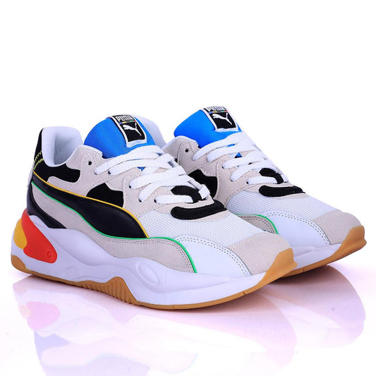 PM Future Rider Multi Coloured Lace Up Sneaker - Obeezi.com