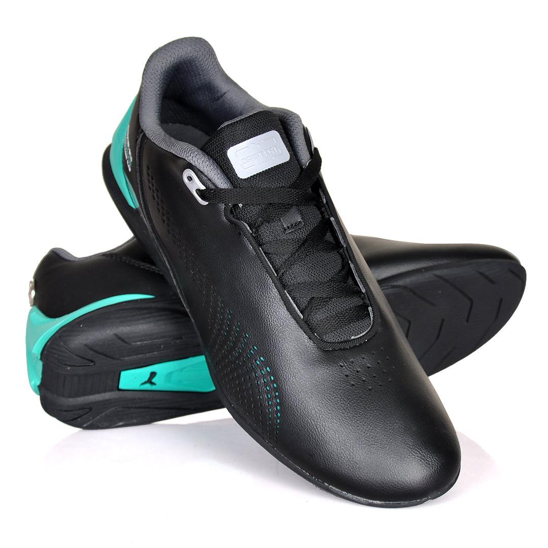 PM Green Drift Cat Decima Motorsport Black Sneakers - Obeezi.com
