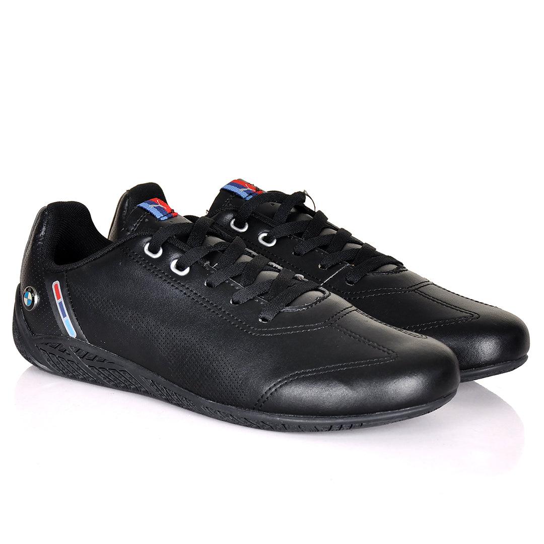 PM Motorsport Side BMW Logo Sneakers - Black - Obeezi.com
