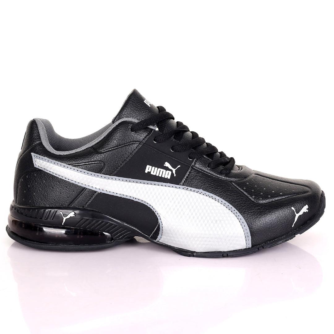 PM Perf Black White Low Sneakers Designed - - Obeezi.com