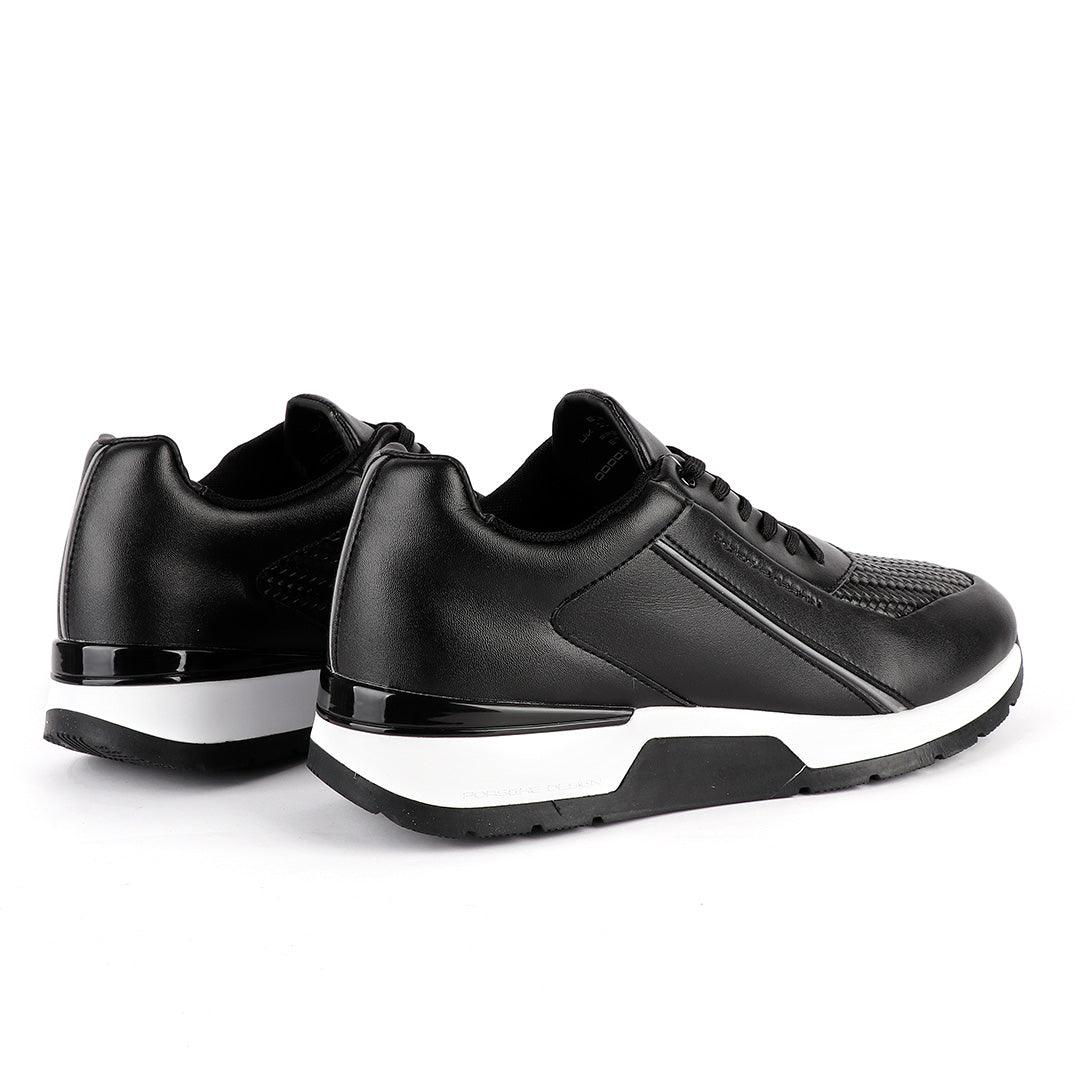 Porsche Design Black And White pattern and Grey slide Sneaker - Obeezi
