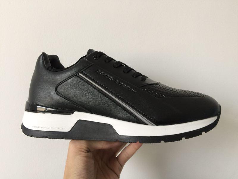 Porsche Design Black And White pattern and Grey slide Sneaker - Obeezi