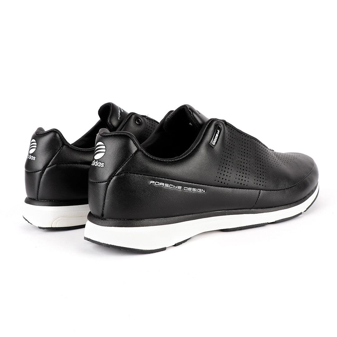 Porsche Design Black and White Running Sneaker - Obeezi