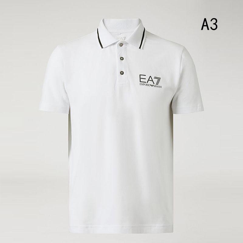 Print Chest White Polo Shirt - Obeezi