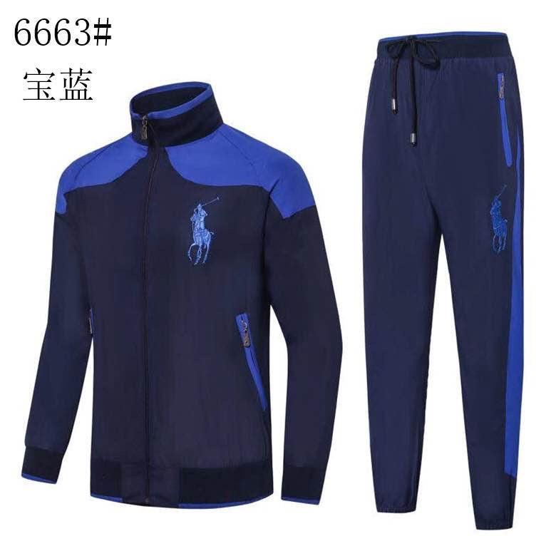 Prl Big Pony Logo Design Deep Blue Tracksuit - Obeezi