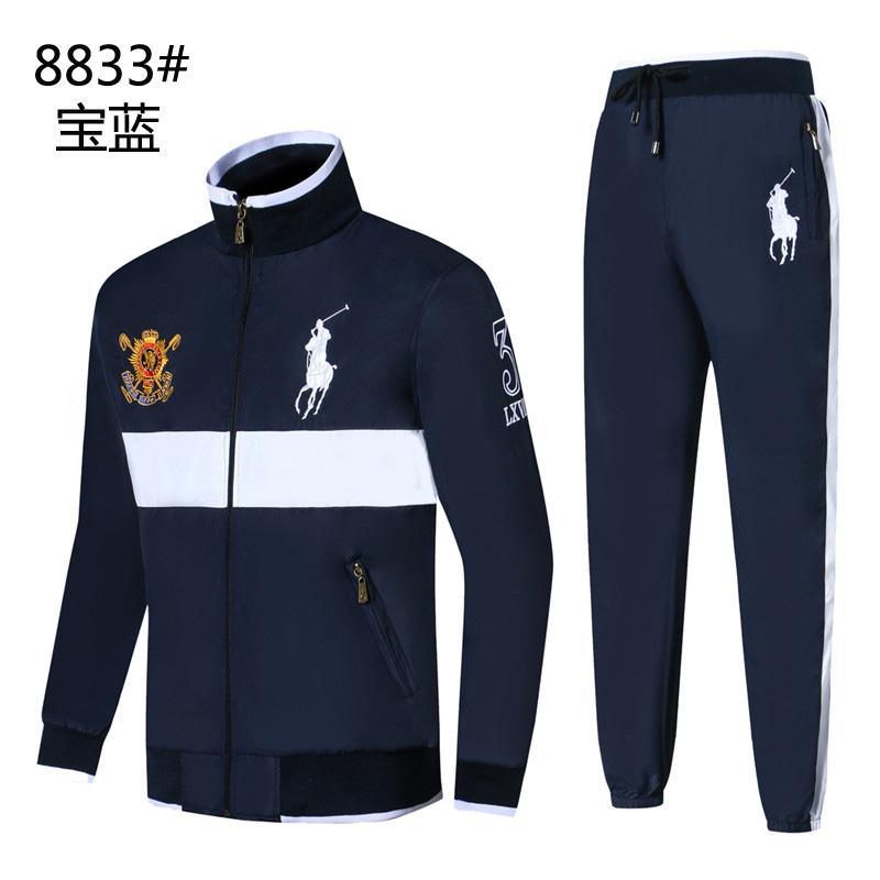 PRL BlackWatch 1996 zip NavyBlue And White Tracksuit - Obeezi
