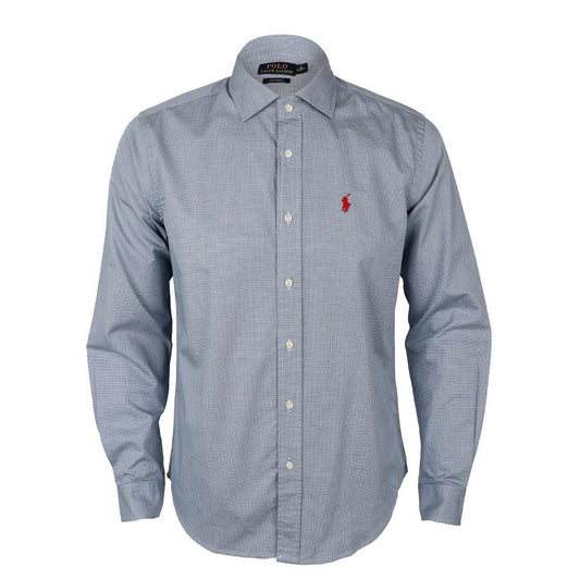 PRL Blue Custom Longsleeve Shirt with Small Pony - Obeezi