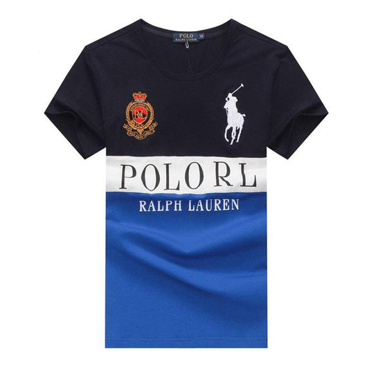 PRL Boldly Crested Dry-Fit Blue T-shirt - Obeezi