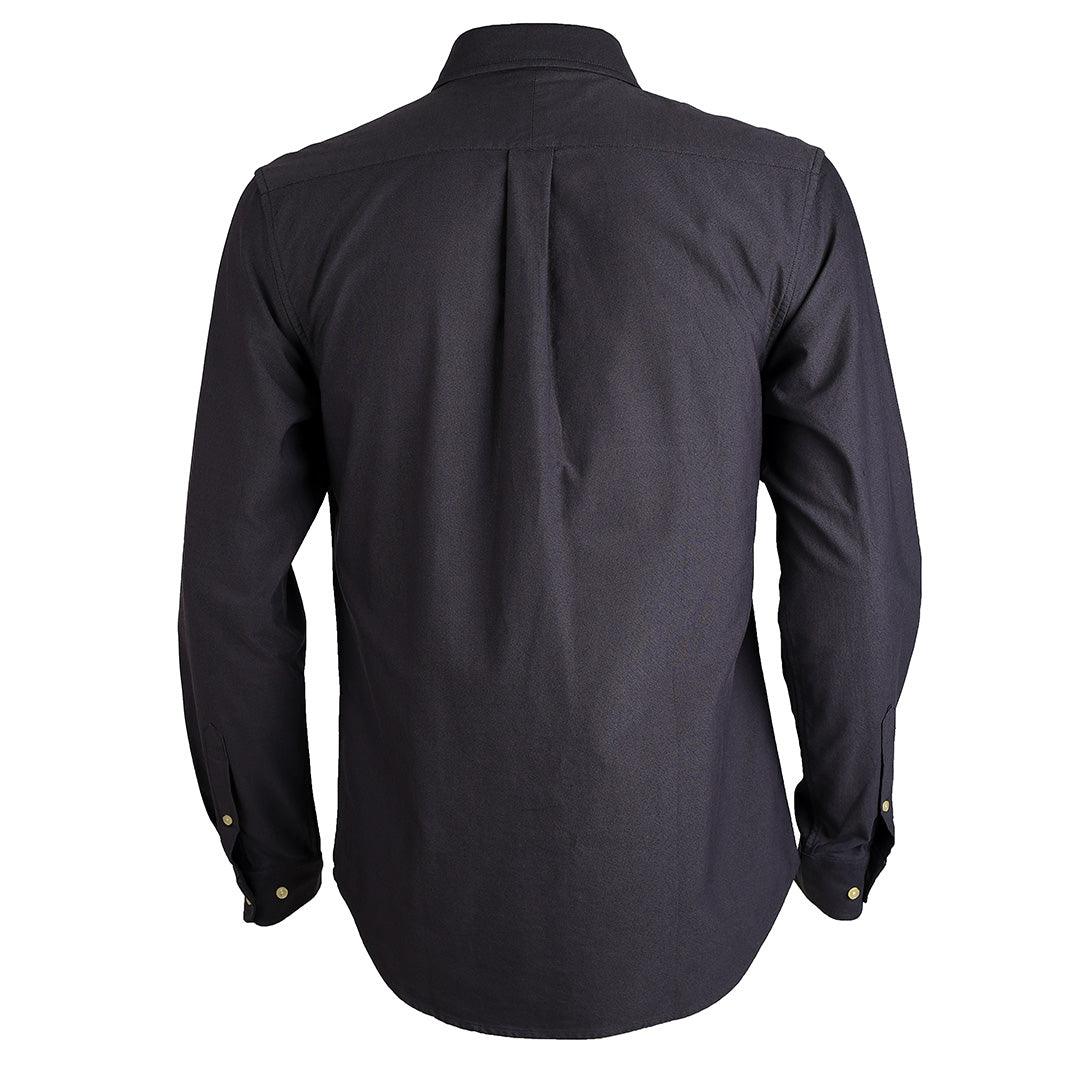 PRL Camp Collar Long Sleeve Shirt-Grey - Obeezi.com