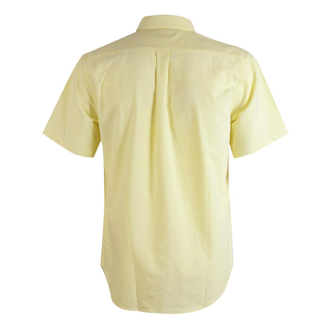 PRL Camp Collar Short Sleeve Shirt-Lemon - Obeezi.com