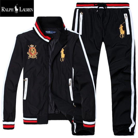 PRL County Riders Club Gold Big Pony Black Tracksuit - Obeezi