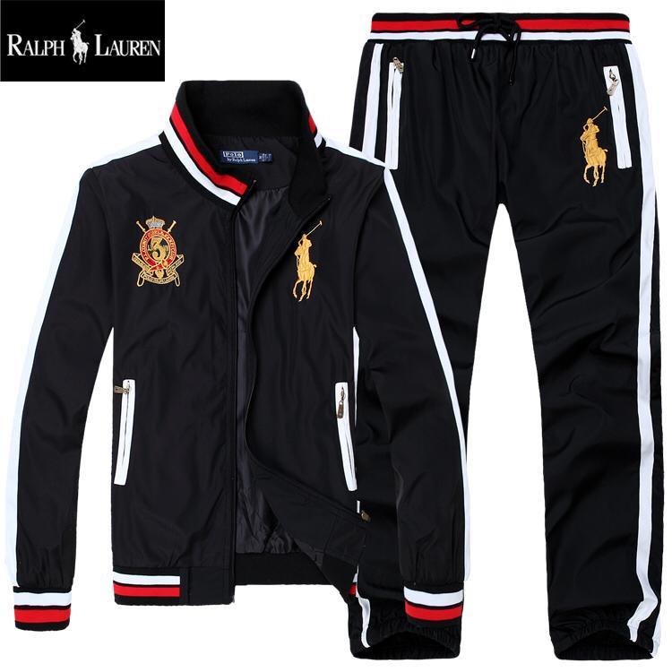 PRL County Riders Club Gold Big Pony Black Tracksuit - Obeezi