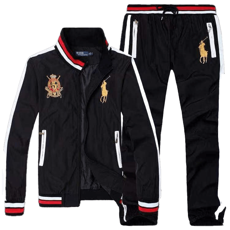 PRL County Riders Club Tracksuits With Big Pony -Black - Obeezi