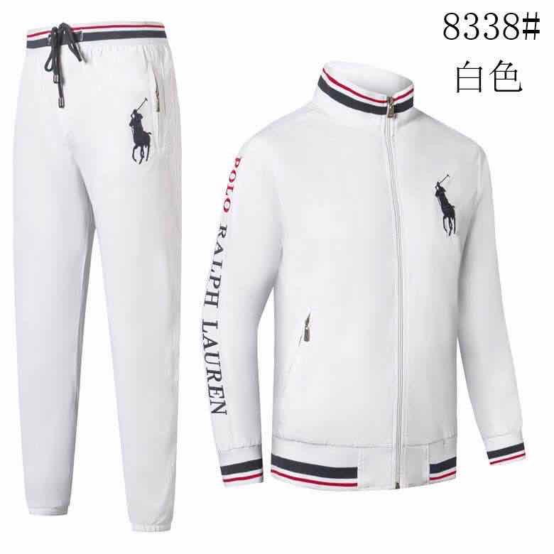Prl Crested Hand Embellished Logo White Tracksuit - Obeezi