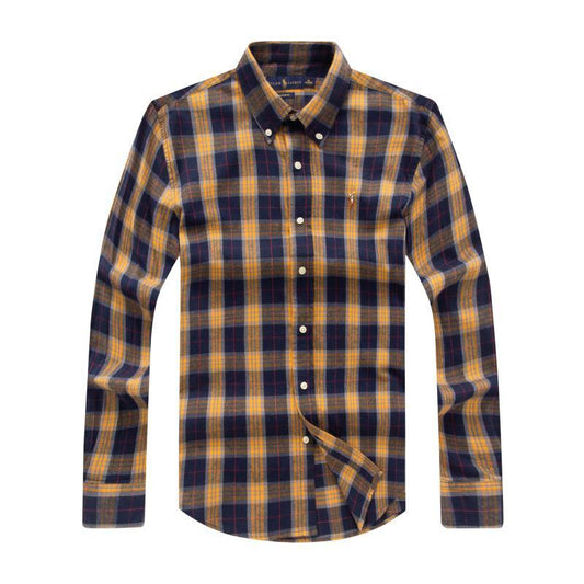 PRL Custom Designers Shirts For Men-Blue Yellow - Obeezi.com