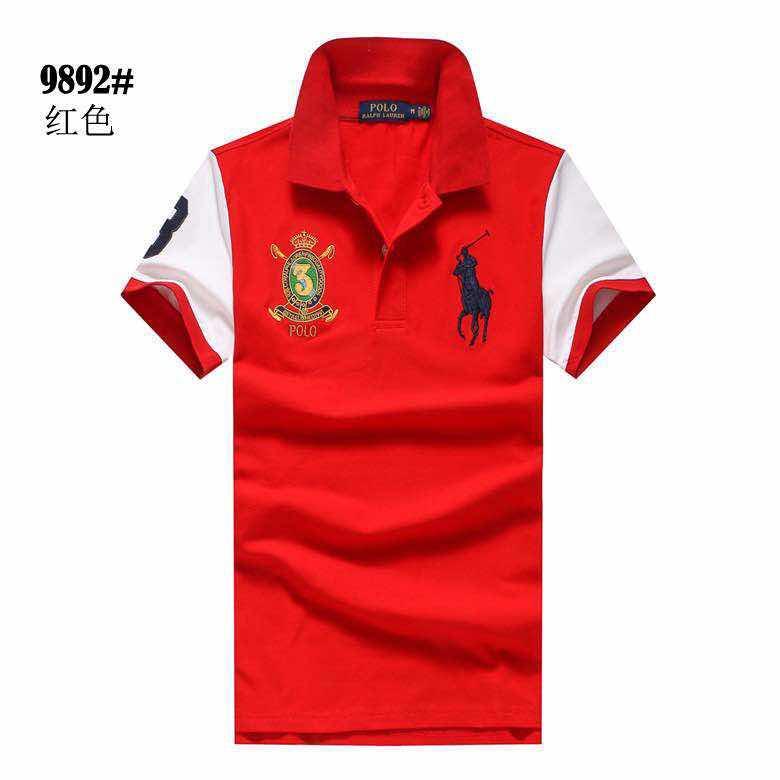 PRL Custom Fit Crown Big Pony 1967 Red polo Shirt - Obeezi