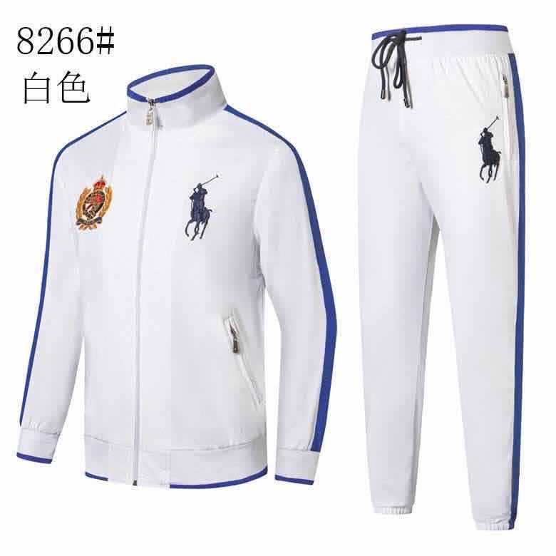 Prl Est Badge And Logo Design White Tracksuit - Obeezi