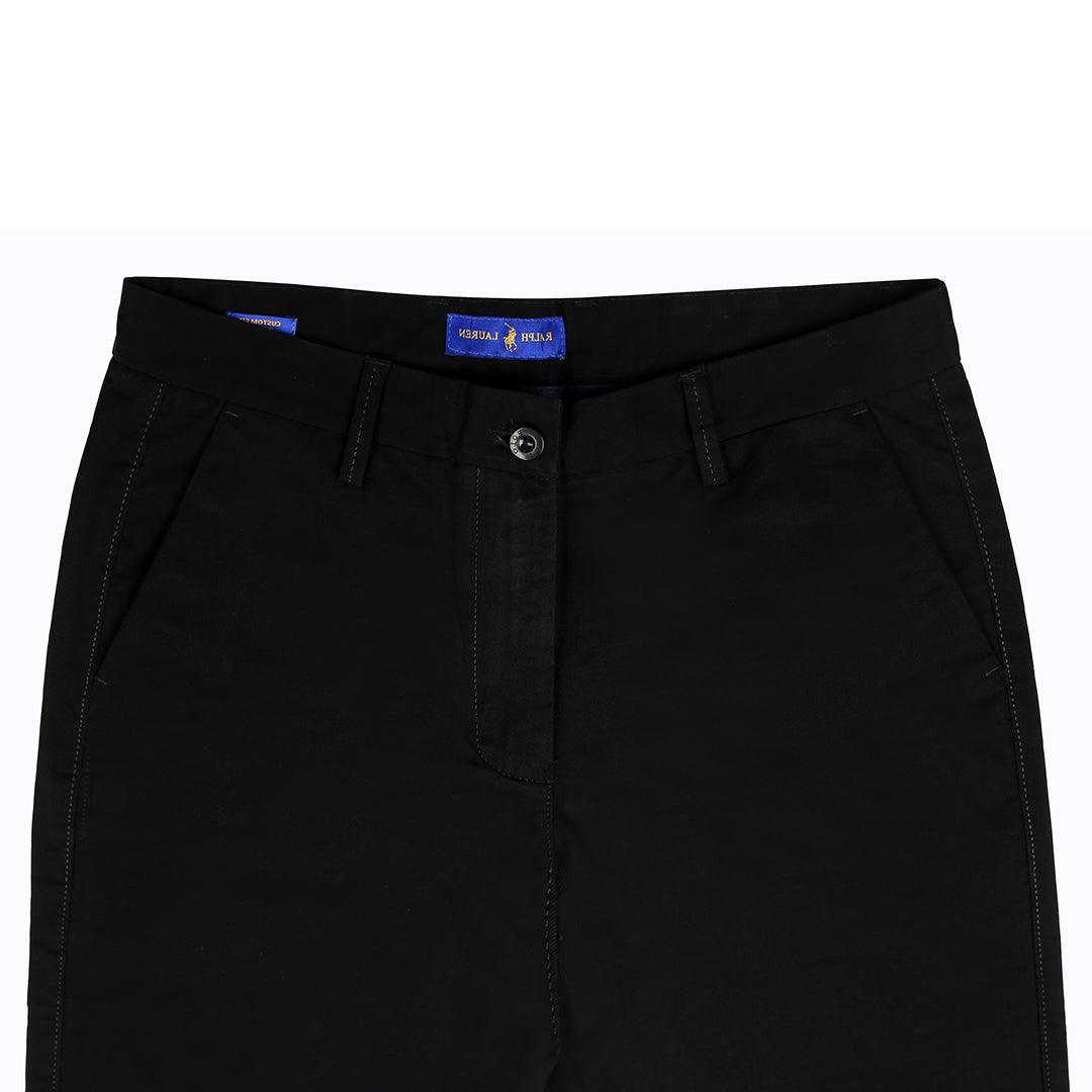 PRL Fashion Custom Fit Mesh Chinos- Black - Obeezi.com