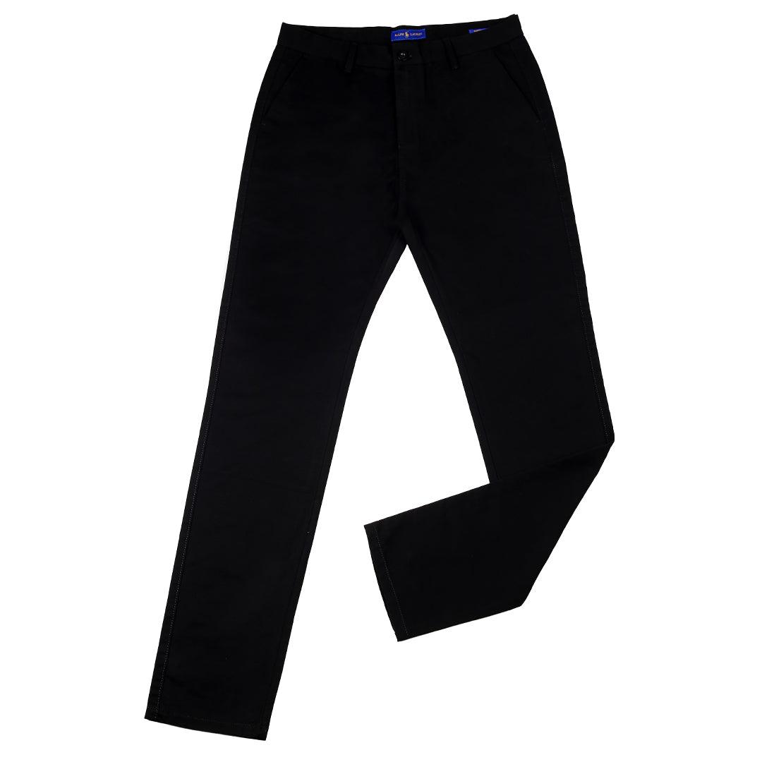 PRL Fashion Custom Fit Mesh Chinos- Black - Obeezi.com