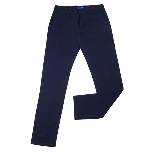 PRL Fashion Custom Fit Mesh Chinos-Blue - Obeezi.com