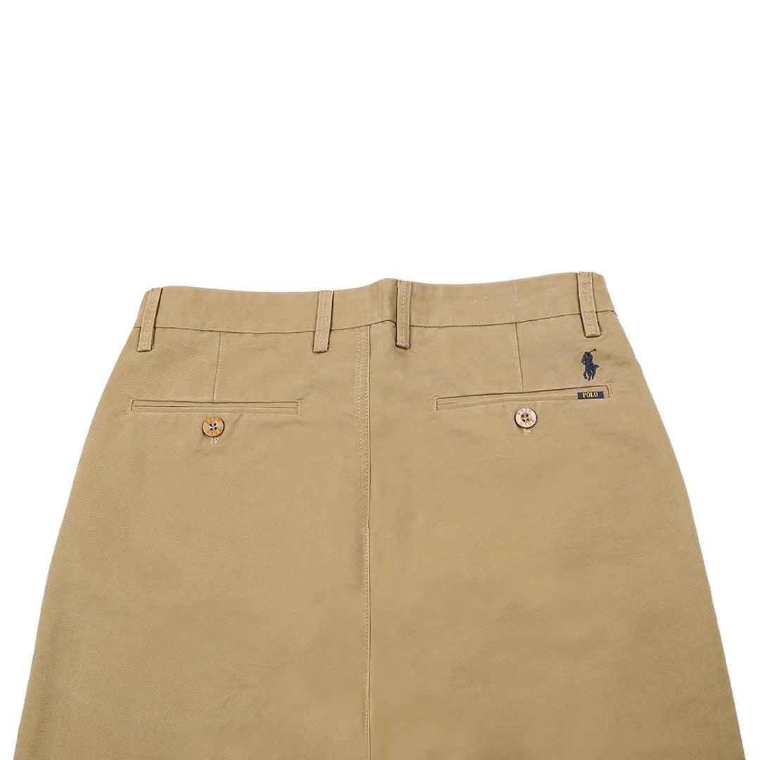PRL Fashion Custom Fit Mesh Chinos-Brown - Obeezi.com