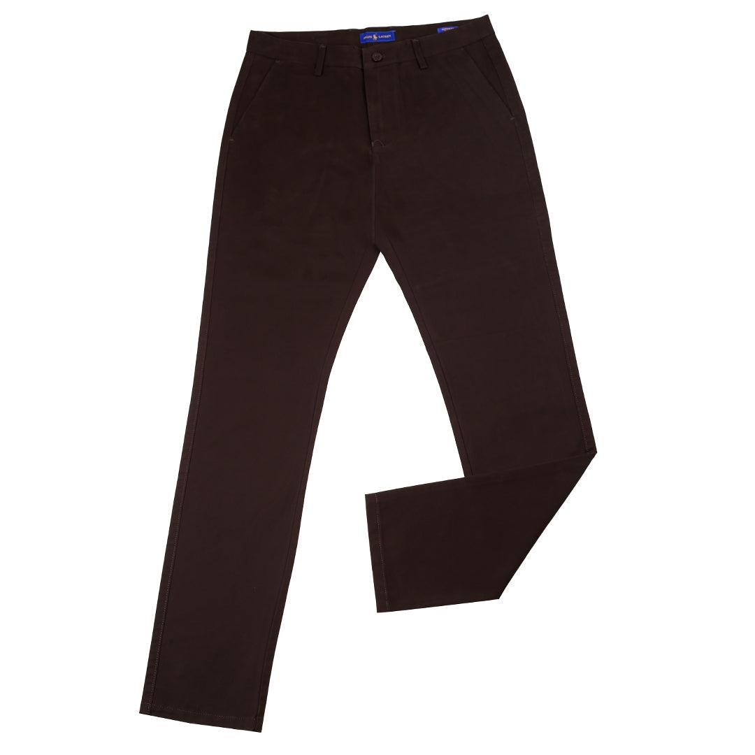 PRL Fashion Custom Fit Mesh Chinos-Coffee - Obeezi.com