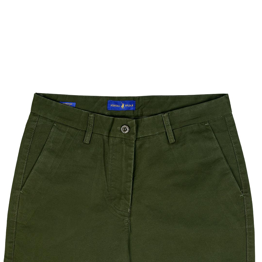 PRL Fashion Custom Fit Mesh Chinos-Green - Obeezi.com
