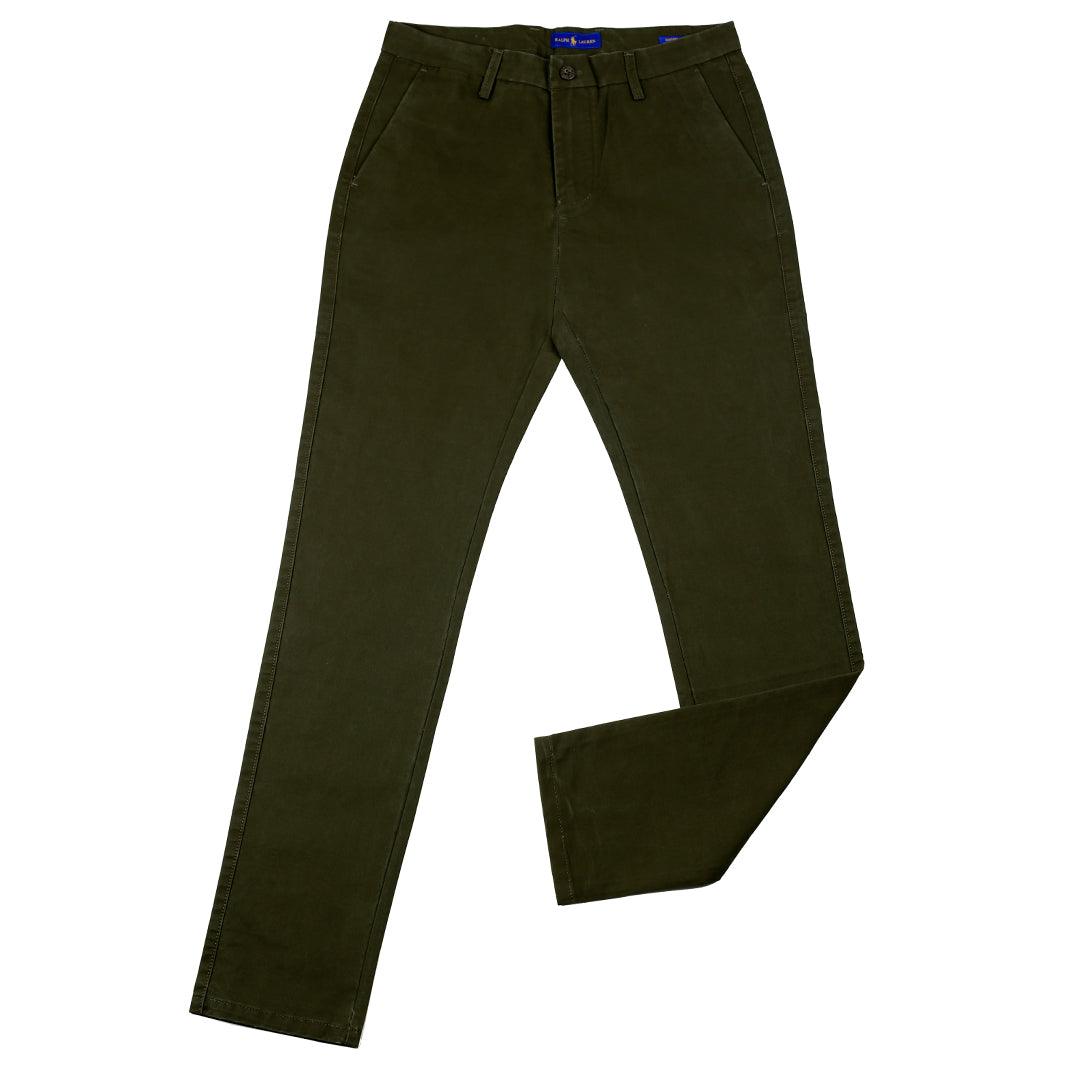 PRL Fashion Custom Fit Mesh Chinos-Green - Obeezi.com