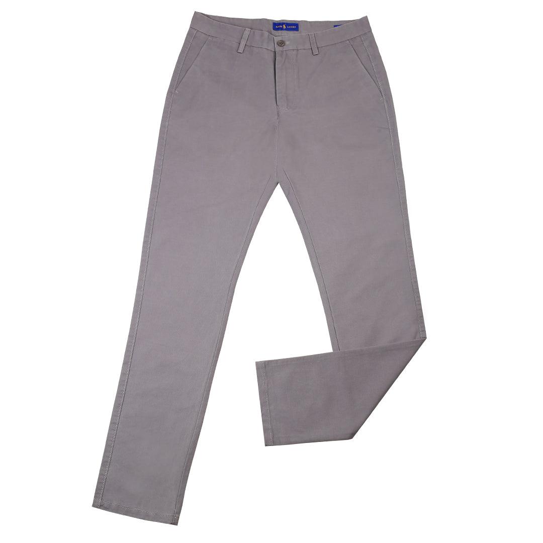 PRL Fashion Custom Fit Mesh Chinos-Grey - Obeezi.com
