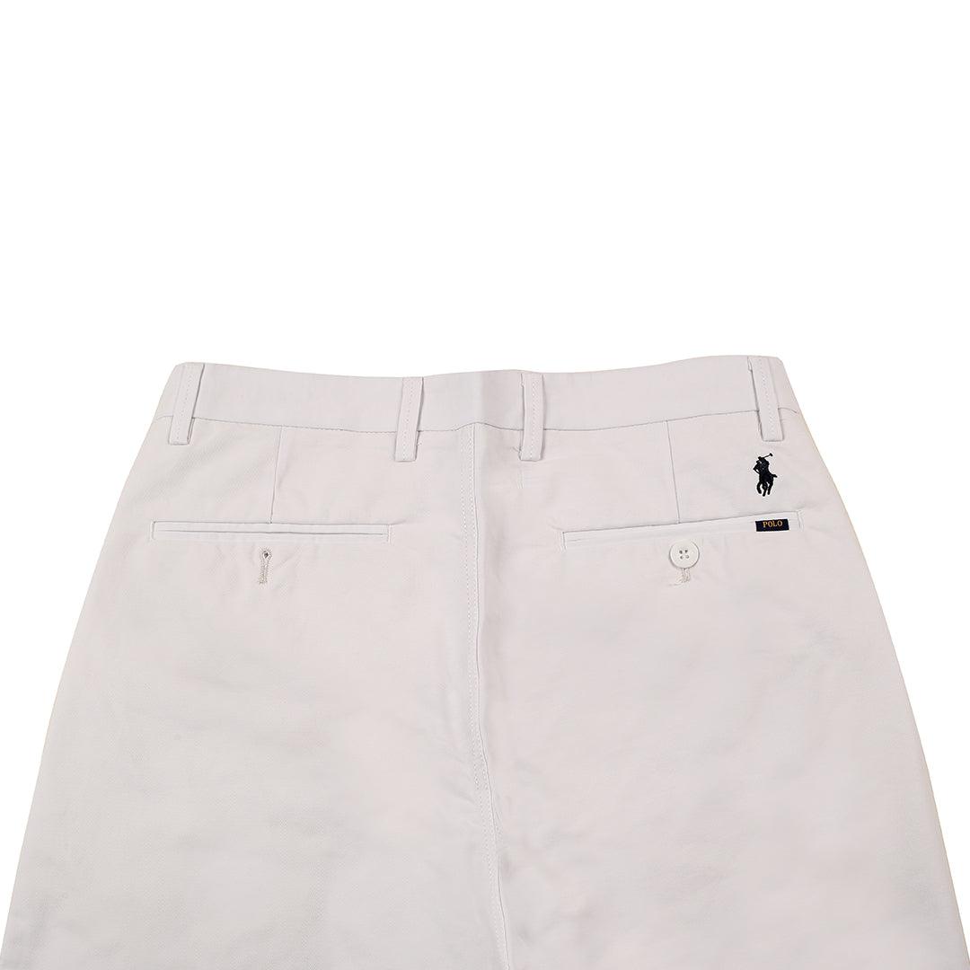 PRL Fashion Custom Fit Mesh Chinos-White - Obeezi.com