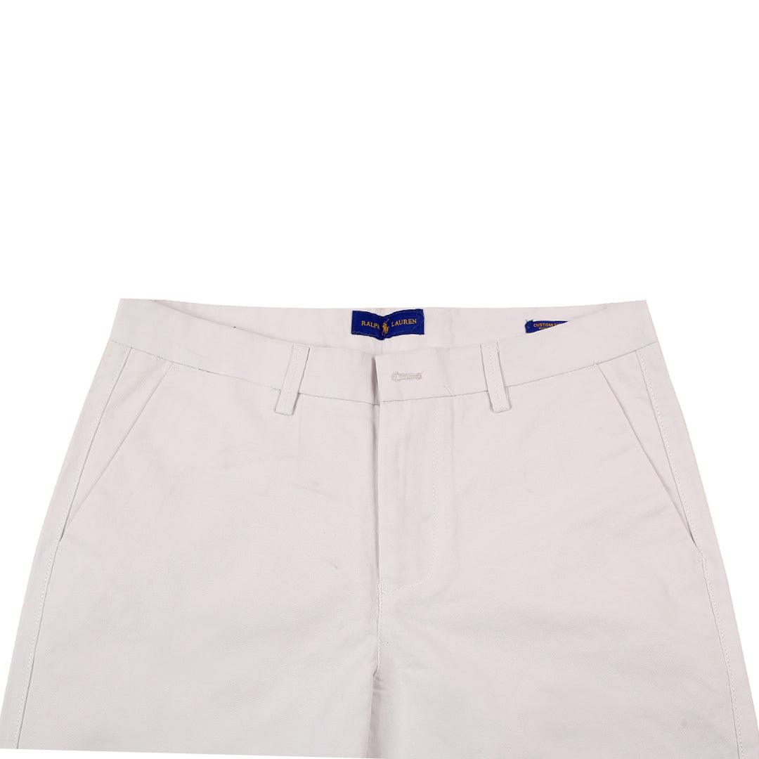 PRL Fashion Custom Fit Mesh Chinos-White - Obeezi.com