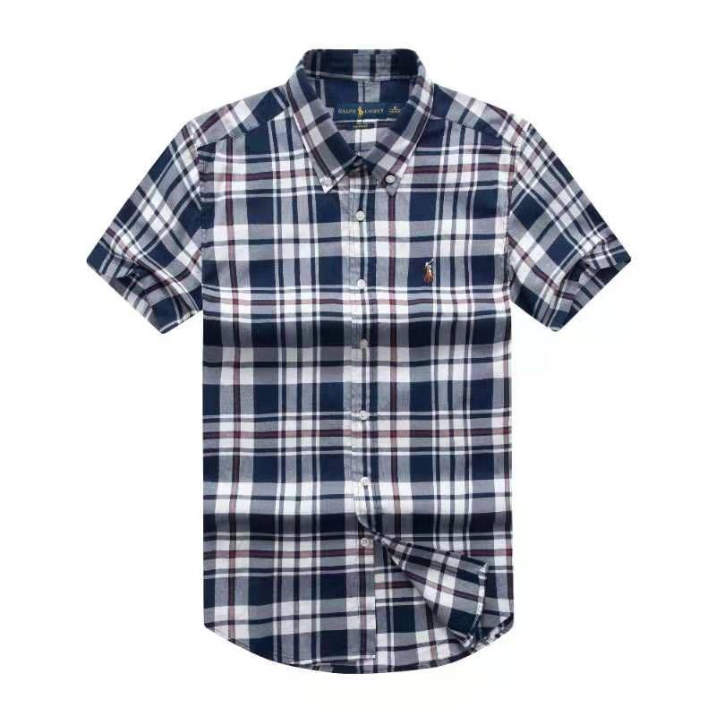 PRL Logo Embroidered Multi-Coloured Designed Short Sleeve Shirt - Obeezi.com