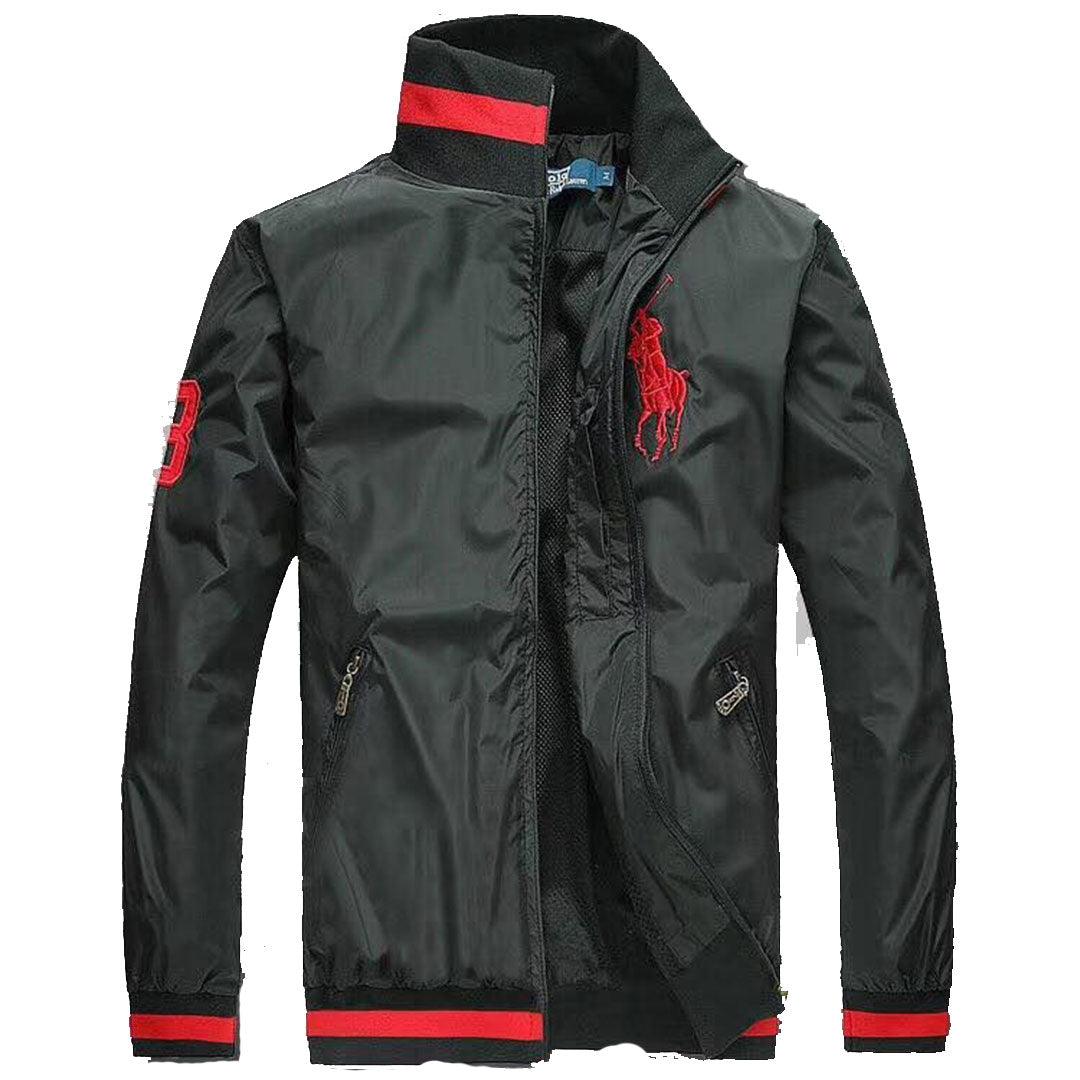 PRL Men's Black Longsleeves Track Jacket - Obeezi