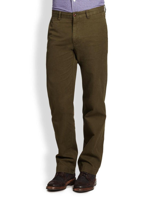 PRL Men's Classic Fit Bedford Chino Pants Coffee Brown - Obeezi