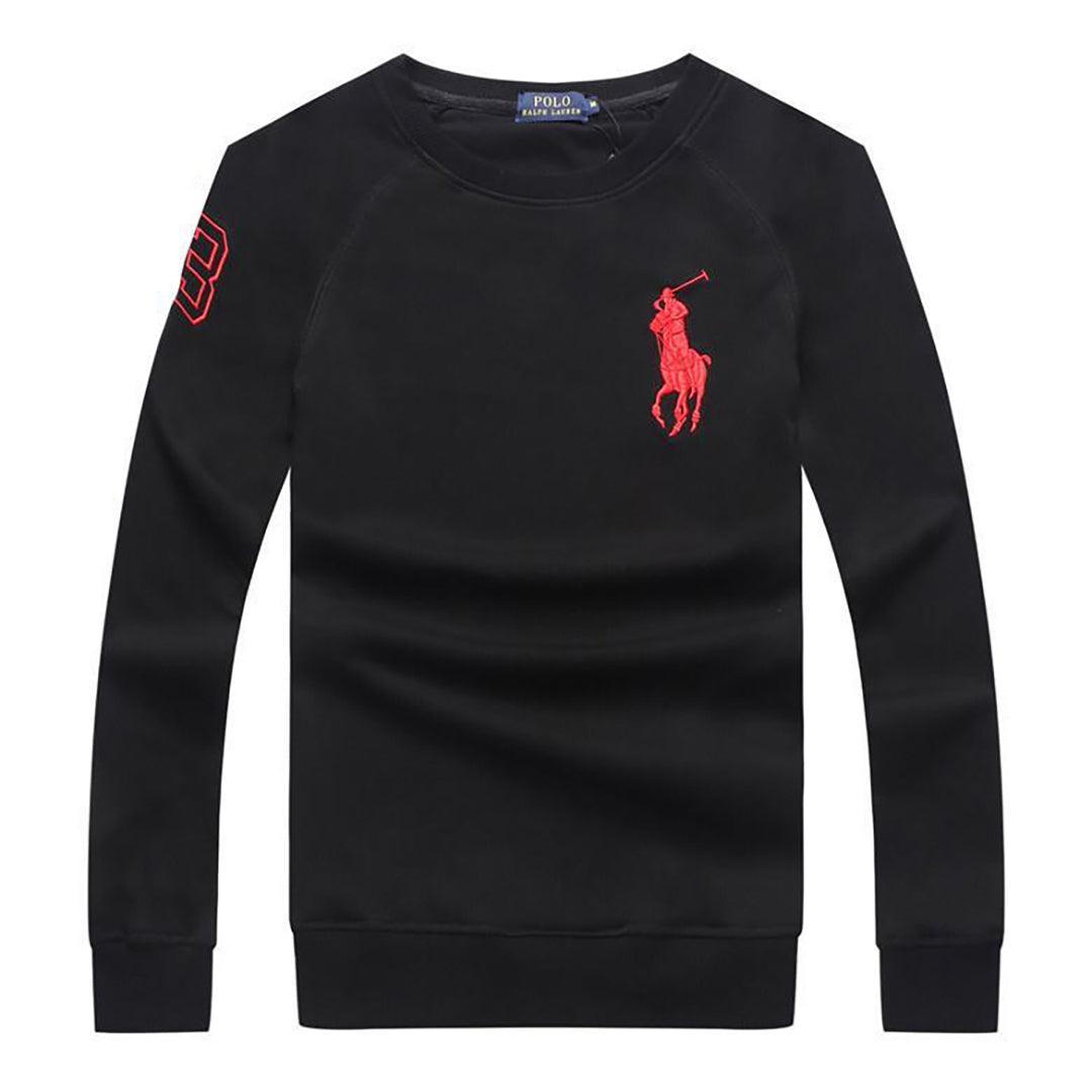 PRL Men's Lighter Weight Sweat Shirt - Black - Obeezi.com
