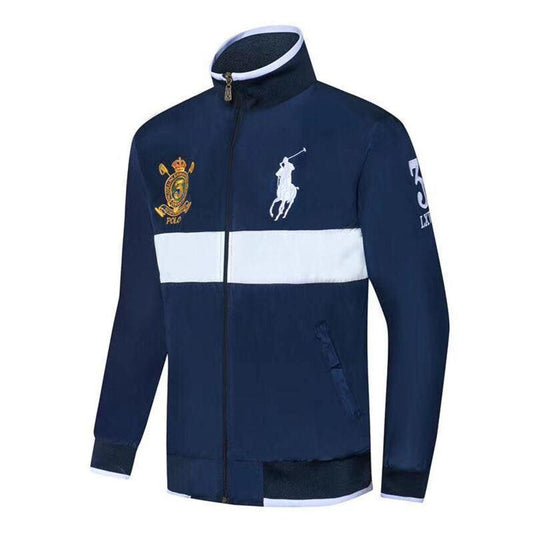 PRL Men's NavyBlue Longsleeves Track Jacket - Obeezi