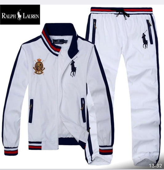 PRL Men's No 3 Tracksuit White - Obeezi