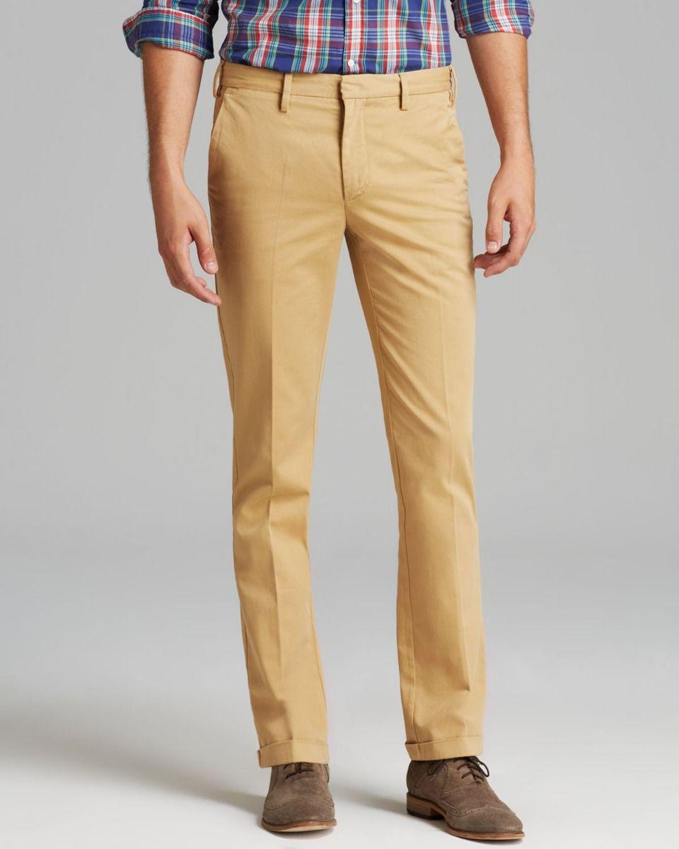 PRL Men's Slim Fit Brown Chino - Obeezi