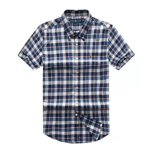 PRL Multi-Coloured Cotton Designed Stripes Short Sleeve - Obeezi.com