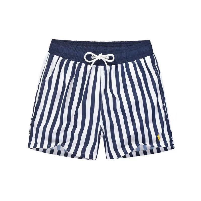 PRL Simple Fashion Blue and White Shorts - Obeezi