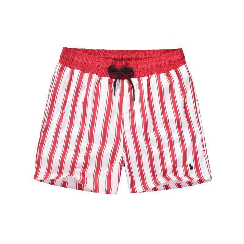 PRL Simple Fashion Red and White Shorts - Obeezi