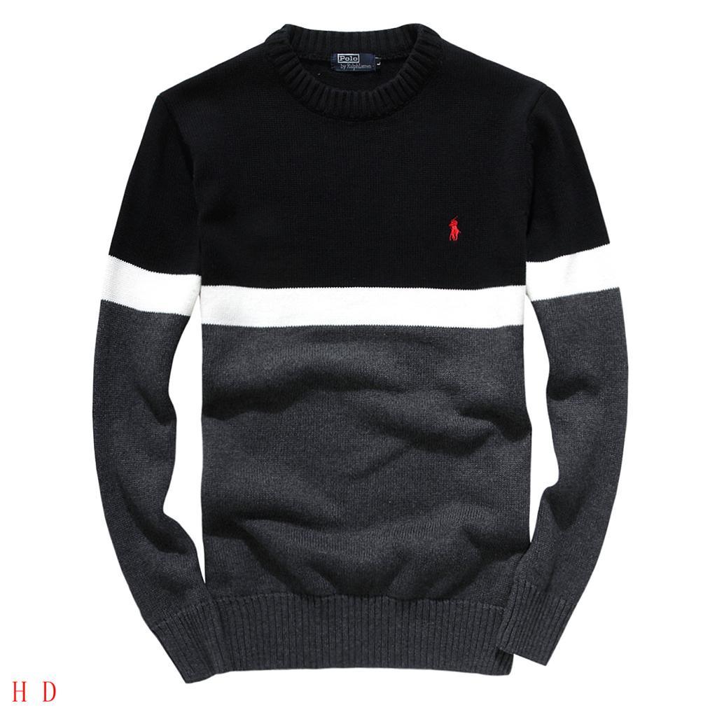 PRL Small Pony Custom Fit Black and Grey Cardigan - - Obeezi