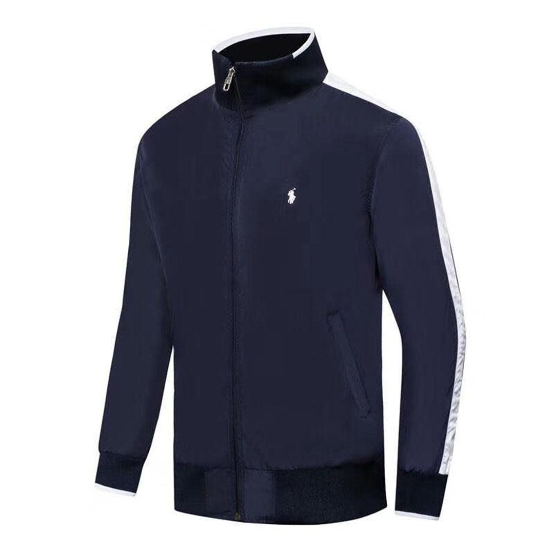 PRL Small Pony Tailored Track Jacket- Navyblue - Obeezi