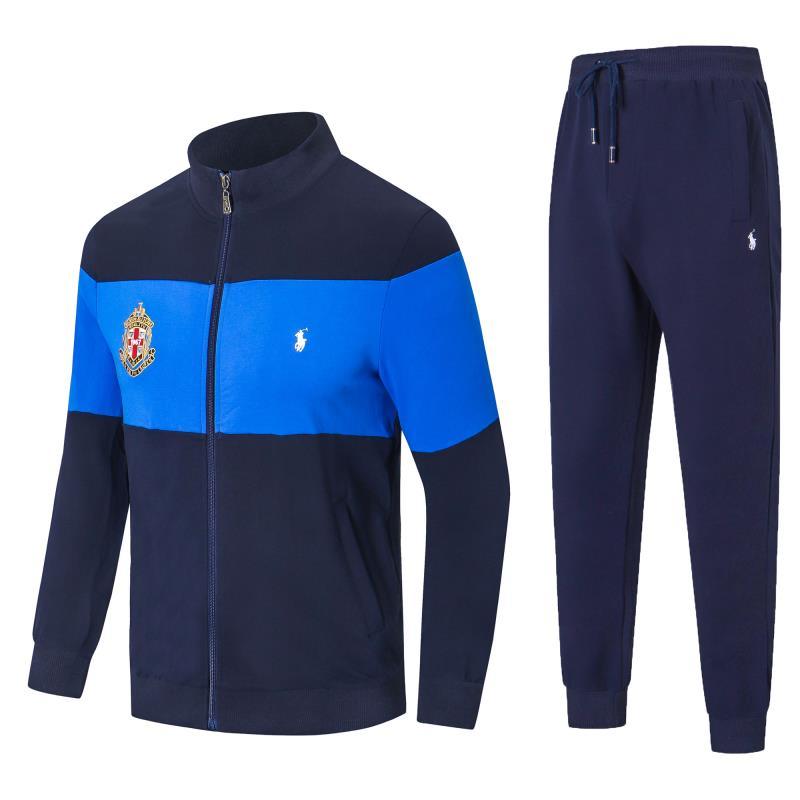 PRL Zippered Cotton-Blend Fleece Tracksuit - Obeezi.com