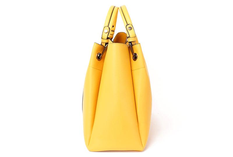 Prolific Colourful 3 in 1 Genuine Leather Women Pink Handbags - Obeezi.com