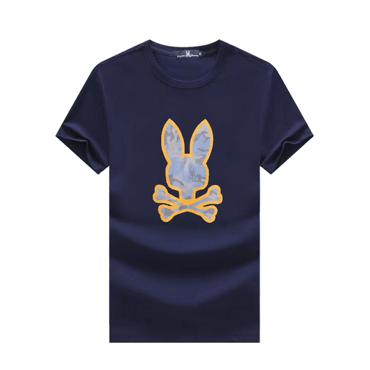 Psy Bunny Classic T-Shirt Hempstead Graphic Designed - Navy Blue - Obeezi.com