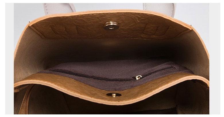 PU Brands 2018 Women 3pcs in 1 set Handbags Coffee - Obeezi.com